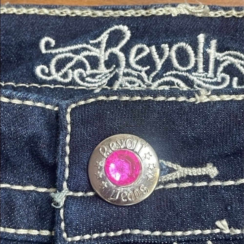 Women’s Custom Upcycled Bell Bottom Boho Revival Jeans size 6 Unique Design​​​ - Picture 9 of 15